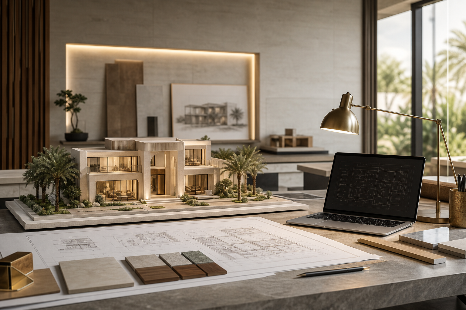 التصميم المعماري بالتعاون مع مكتب هندسي